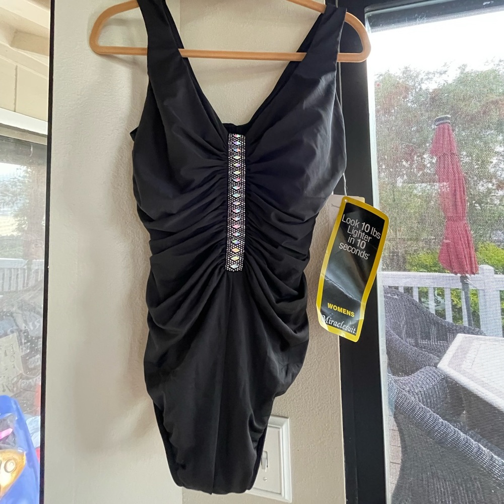 Black Miraclesuit - new with tags